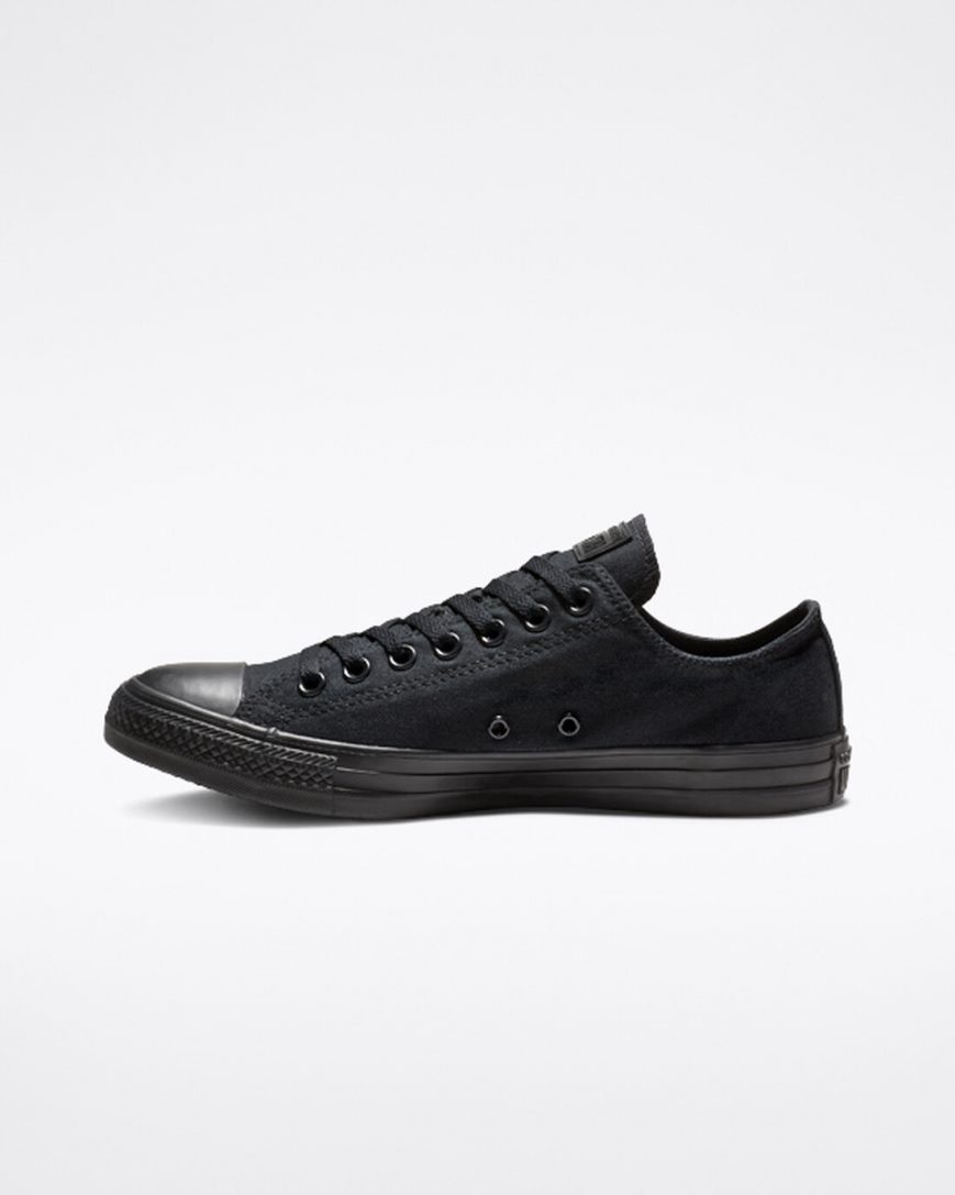 Black Converse Chuck Taylor All Star Classic Men's Low Top Shoes | PJ598L74I