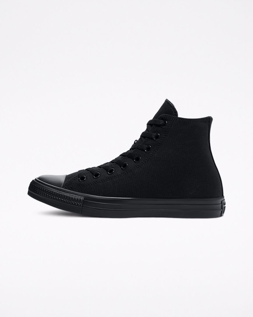 Black Converse Chuck Taylor All Star Classic Men's High Top Shoes | ZN3I5K149