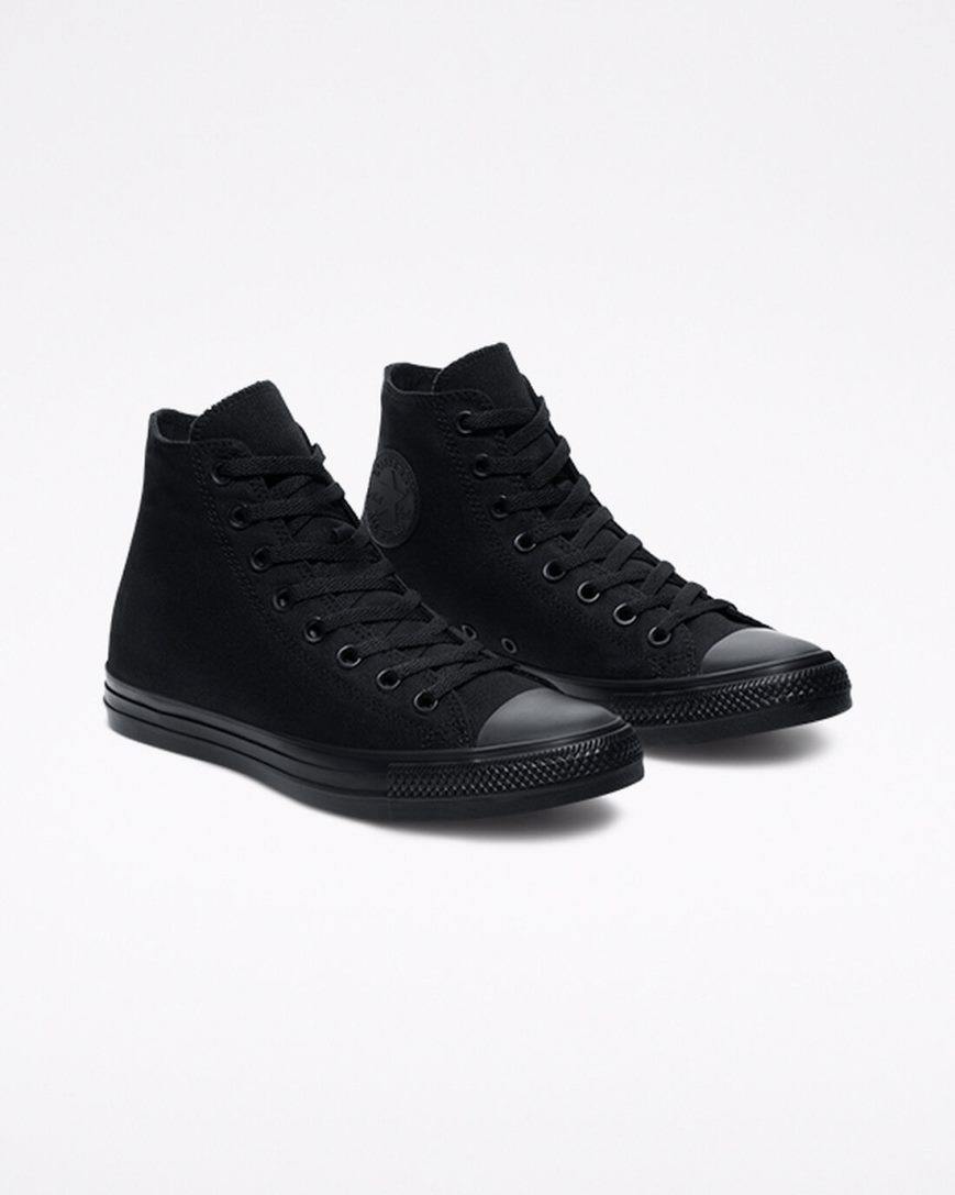 Black Converse Chuck Taylor All Star Classic Men's High Top Shoes | ZN3I5K149