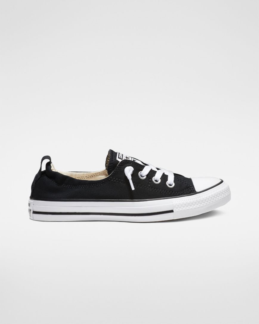 Black Converse Chuck Taylor All Star Shoreline Women's Slip On Shoes | GSL5I98K4