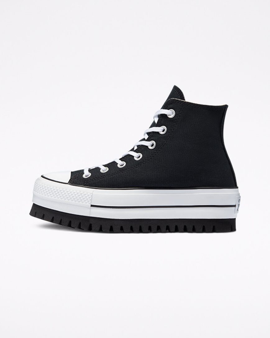 Black Converse Chuck Taylor All Star Trek Men's High Top Shoes | BZ9L3I458