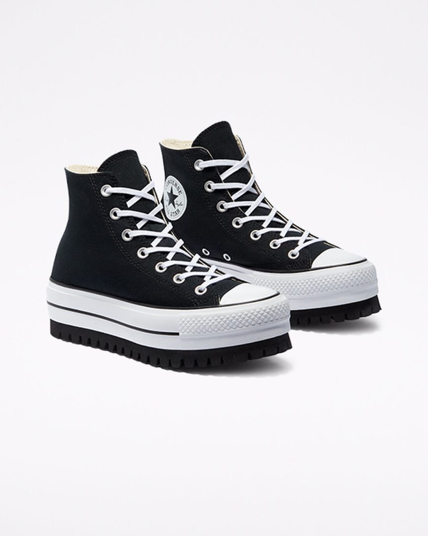 Black Converse Chuck Taylor All Star Trek Men's High Top Shoes | BZ9L3I458