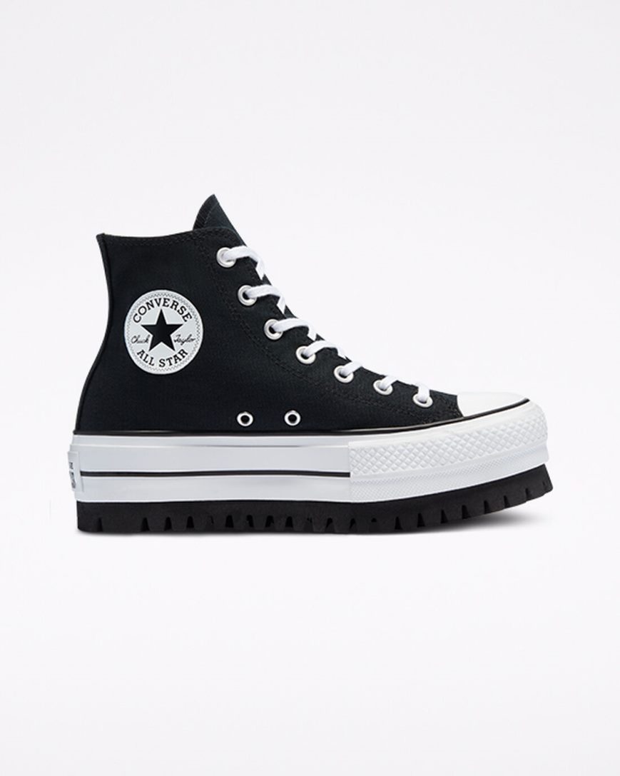 Black Converse Chuck Taylor All Star Trek Men\'s High Top Shoes | BZ9L3I458