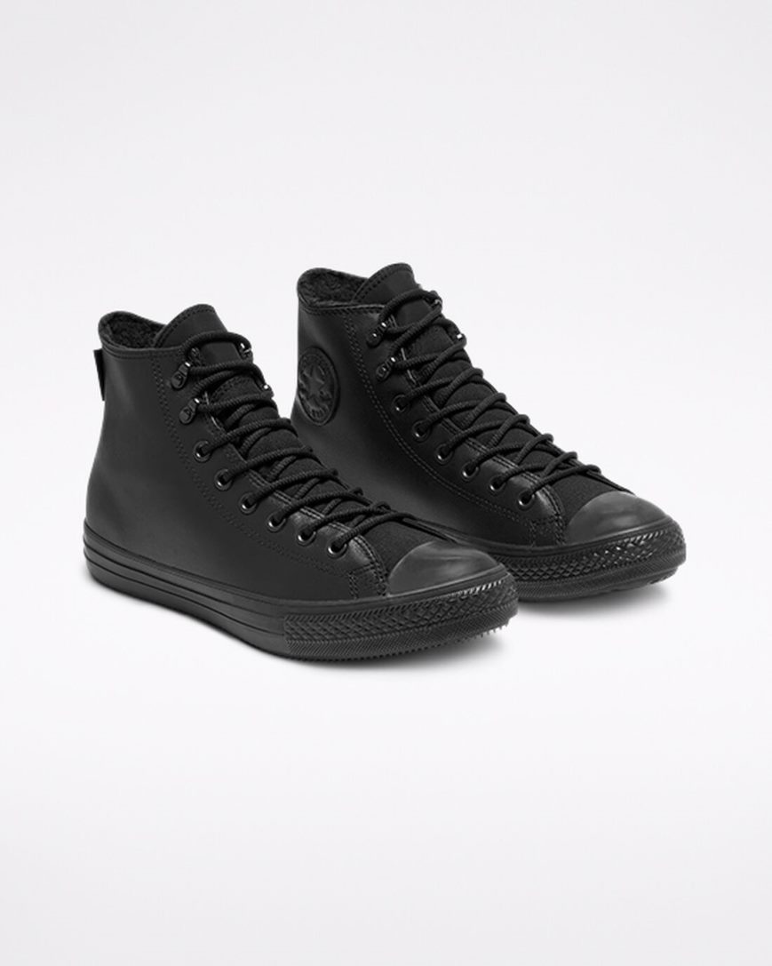 Black Converse Chuck Taylor All Star Winter GORE-TEX® Women's High Top Shoes | EV85I7K41