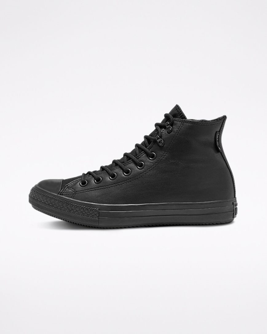 Black Converse Chuck Taylor All Star Winter GORE-TEX® Men's High Top Shoes | JK4387K1L