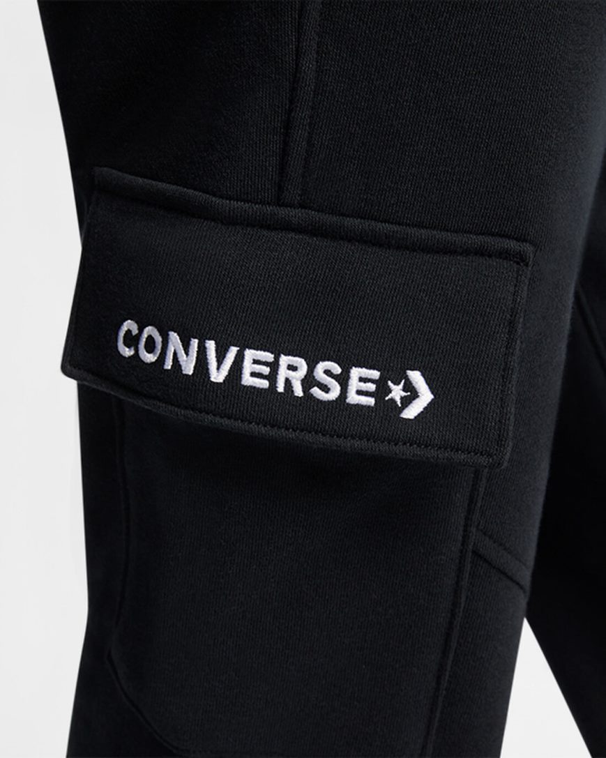 Black Converse Classic Fit Cargo Women's Jogger | QR374K58I