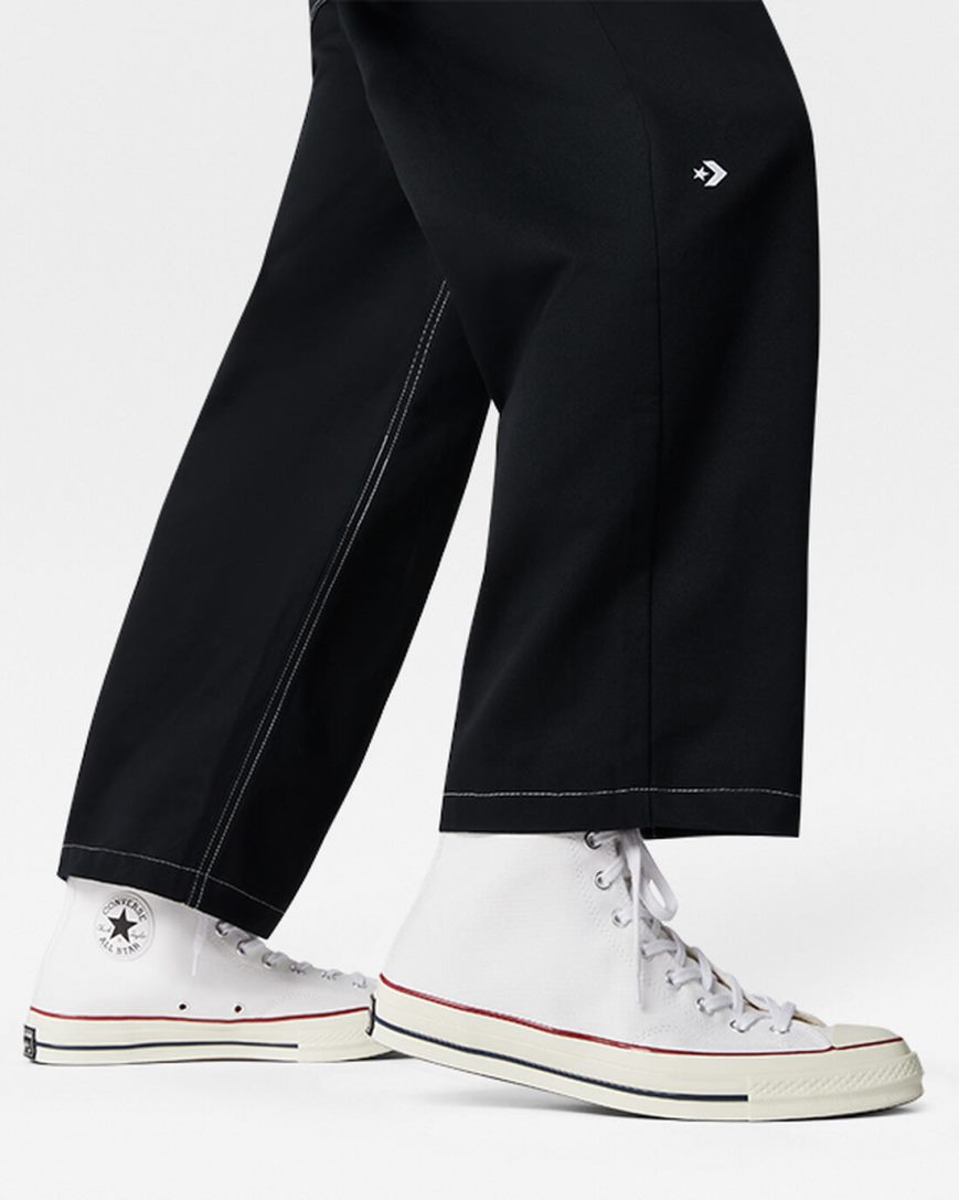 Black Converse Five Pocket Men's Pants | XA3159L78