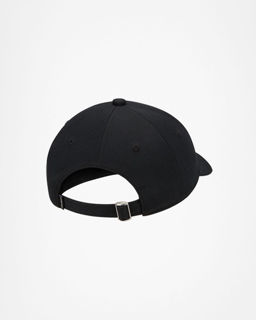 Black Converse Logo Lock-Up Baseball Men's Hats | QI4I913K8