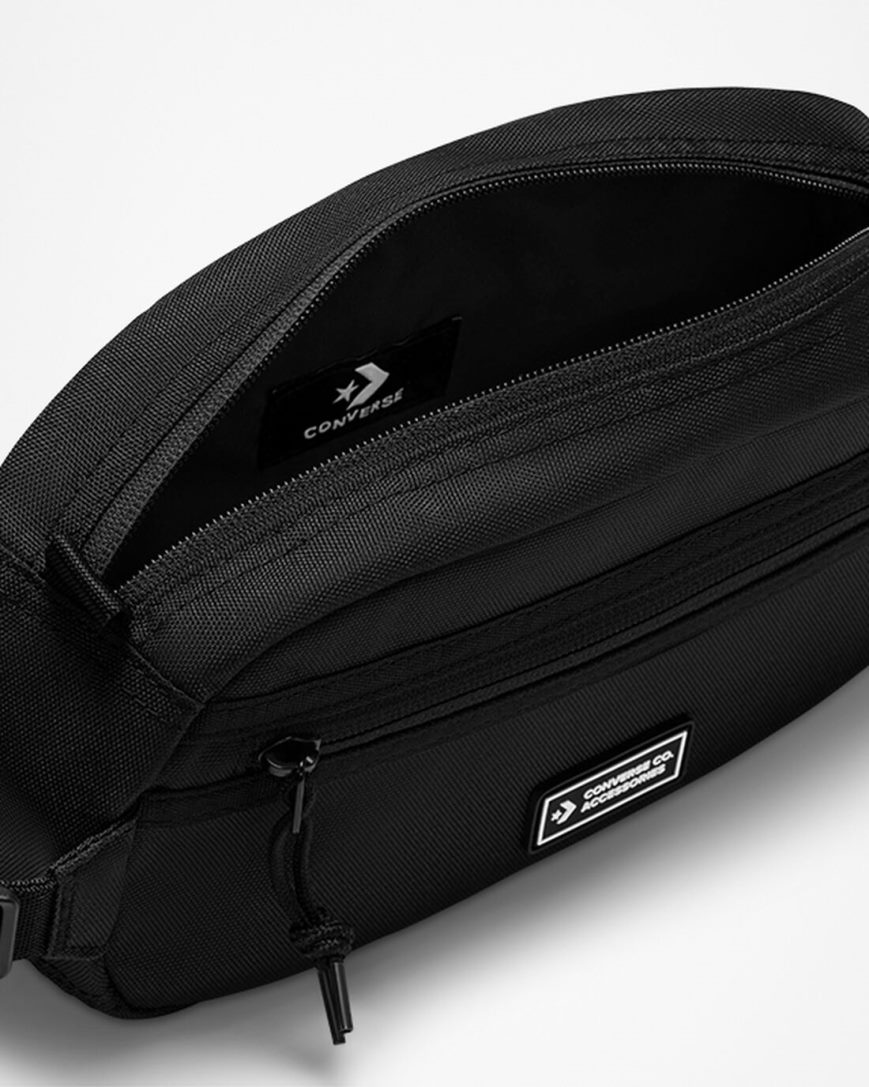 Black Converse Transition Sling Pack Men's Bags | UZL189743