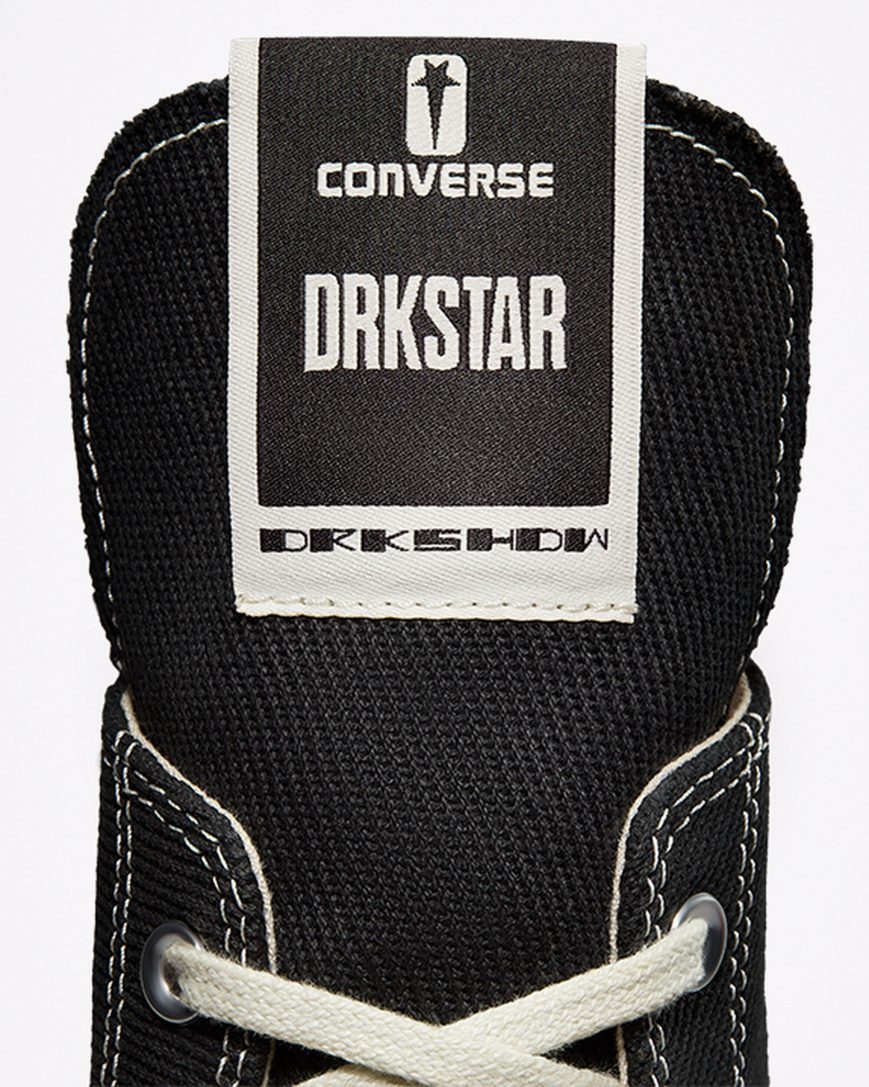 Black Converse x DRKSHDW DRKSTAR Chuck 70 Men's High Top Shoes | VDKIL9371