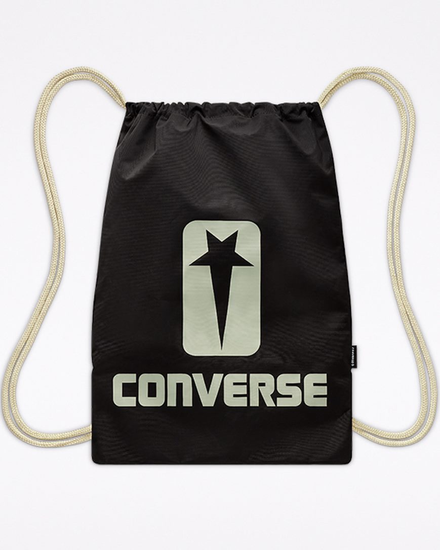 Black Converse x DRKSHDW Drawstring Men\'s Bags | XF9K37815