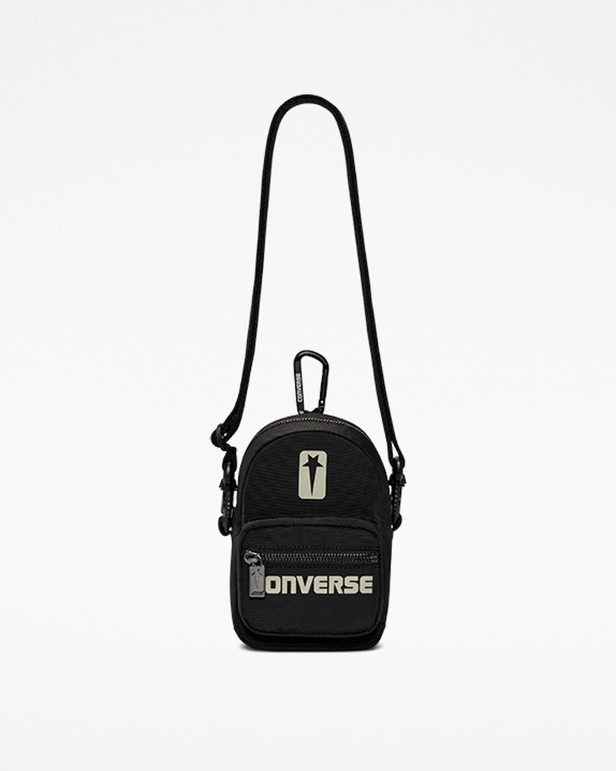 Black Converse x DRKSHDW Mini Men's Backpacks | WP38I4L19