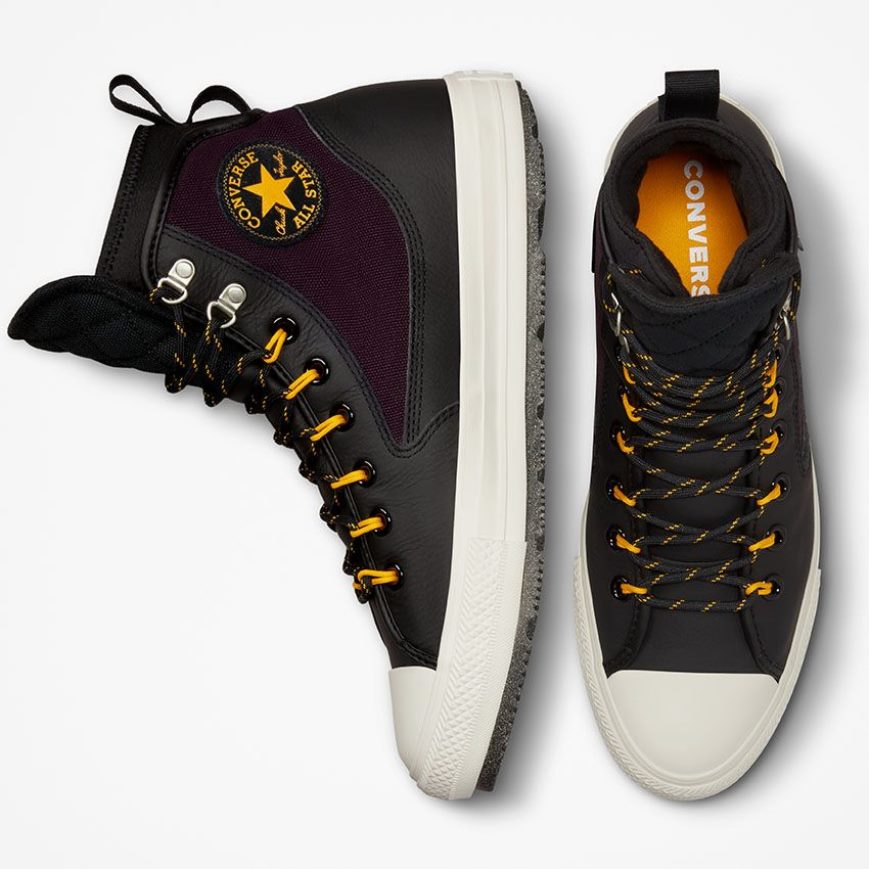 Black Pink / Yellow Converse Chuck Taylor All Star All Terrain Counter Climate High Top Men's Winter Boots | SU39781IK