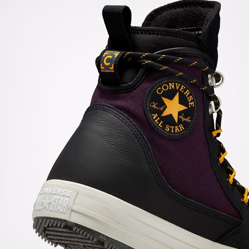 Black Pink / Yellow Converse Chuck Taylor All Star All Terrain Counter Climate High Top Men's Winter Boots | SU39781IK