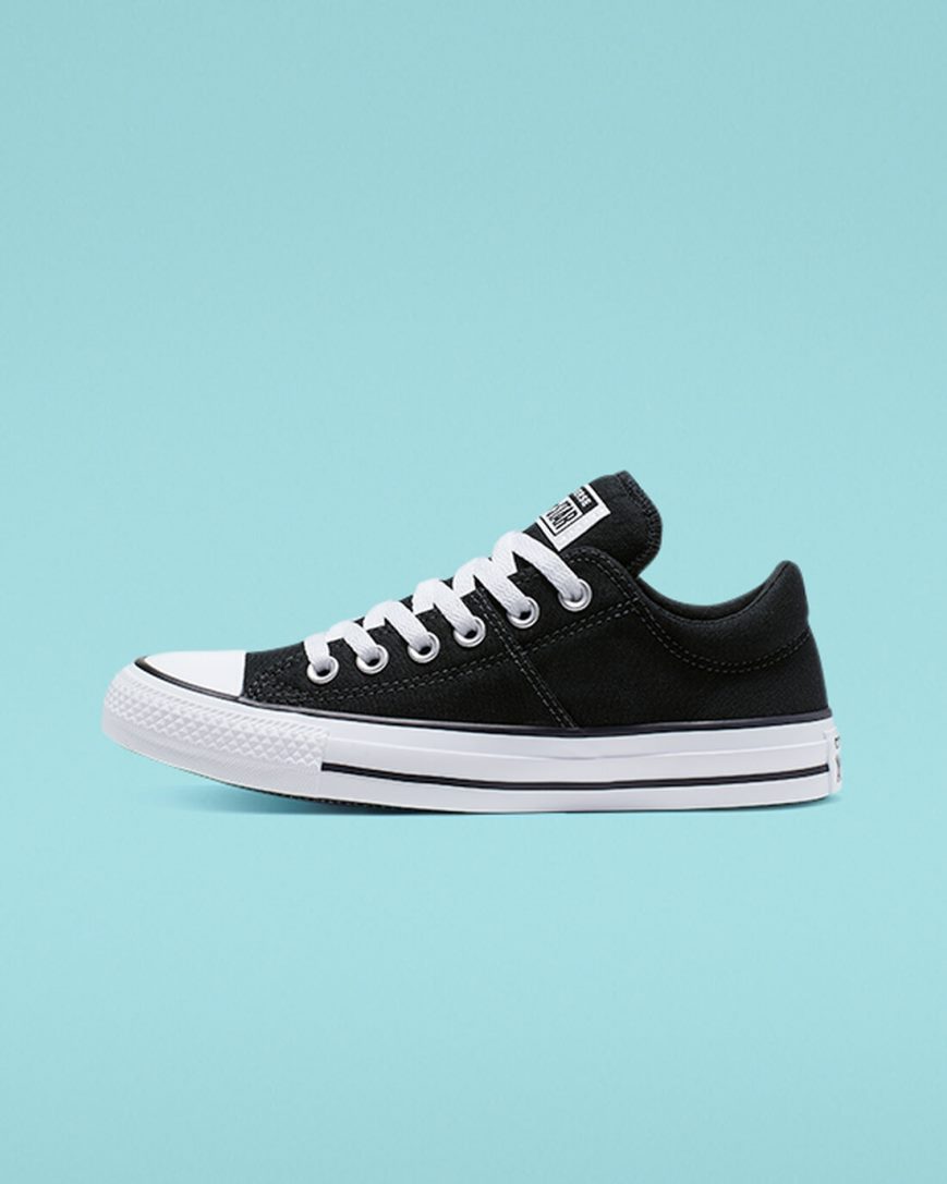 Black / White / Black Converse Chuck Taylor All Star Madison Women's Low Top Shoes | PUL41K75I