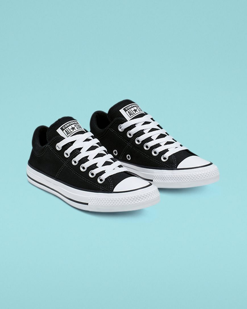 Black / White / Black Converse Chuck Taylor All Star Madison Women's Low Top Shoes | PUL41K75I