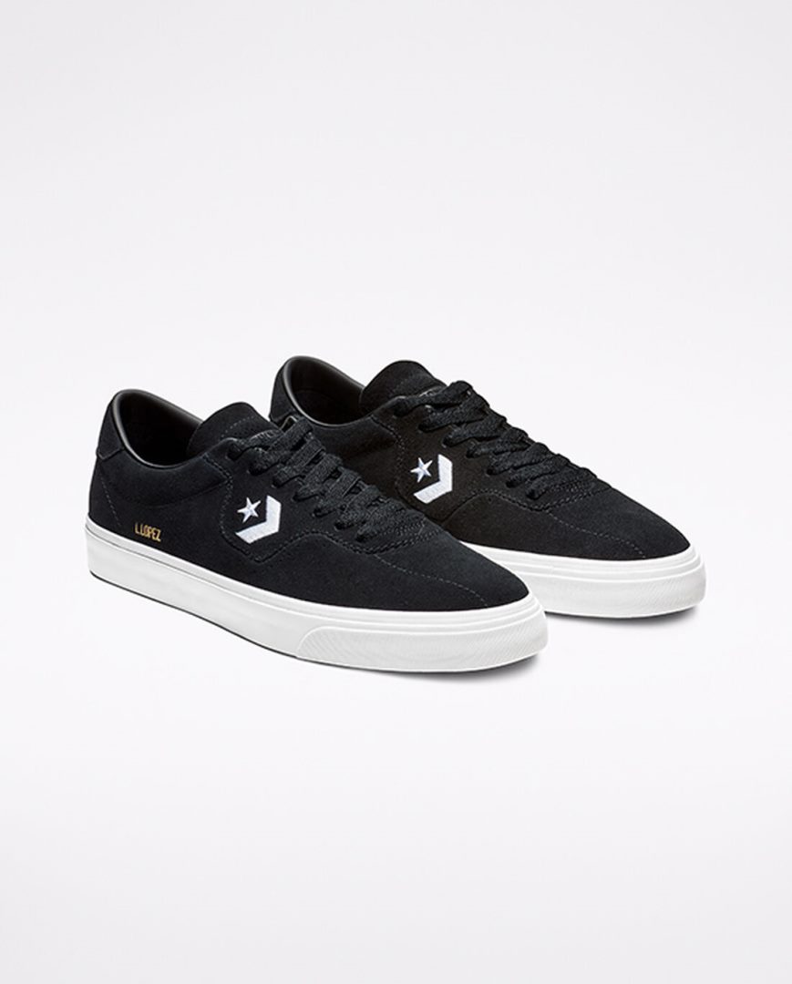 Black / White Converse CONS Louie Lopez Pro Men's Skate Shoes | AL5KIL471