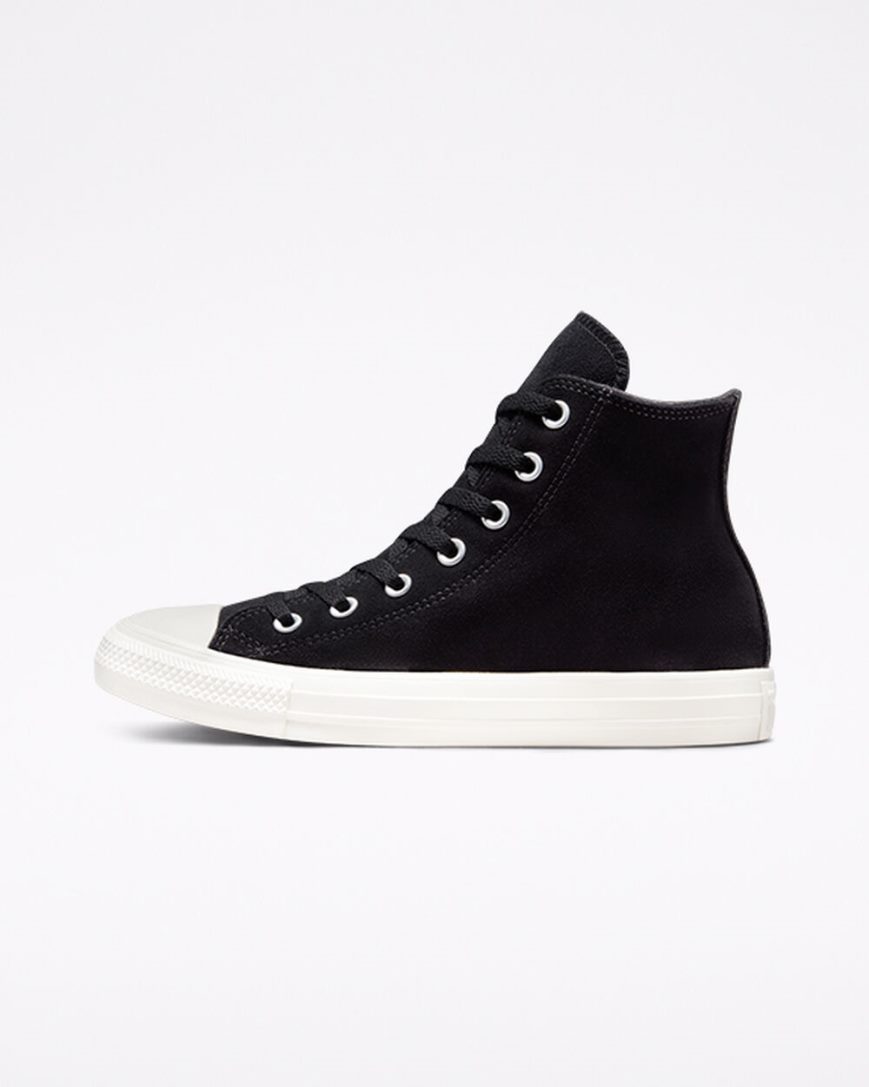 Black / White Converse Chuck Taylor All Star Classic Women's High Top Shoes | GAI7K18L9