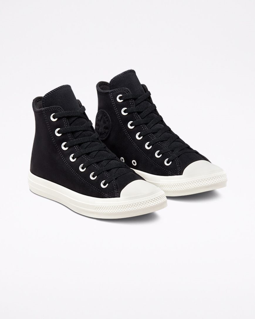 Black / White Converse Chuck Taylor All Star Classic Women's High Top Shoes | GAI7K18L9