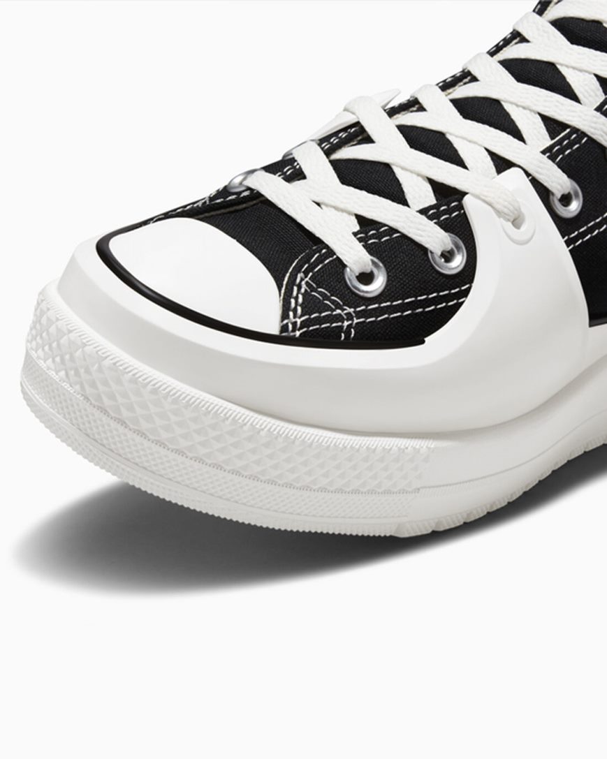 Black / White Converse Chuck Taylor All Star Construct Women's High Top Shoes | NC1K7L945