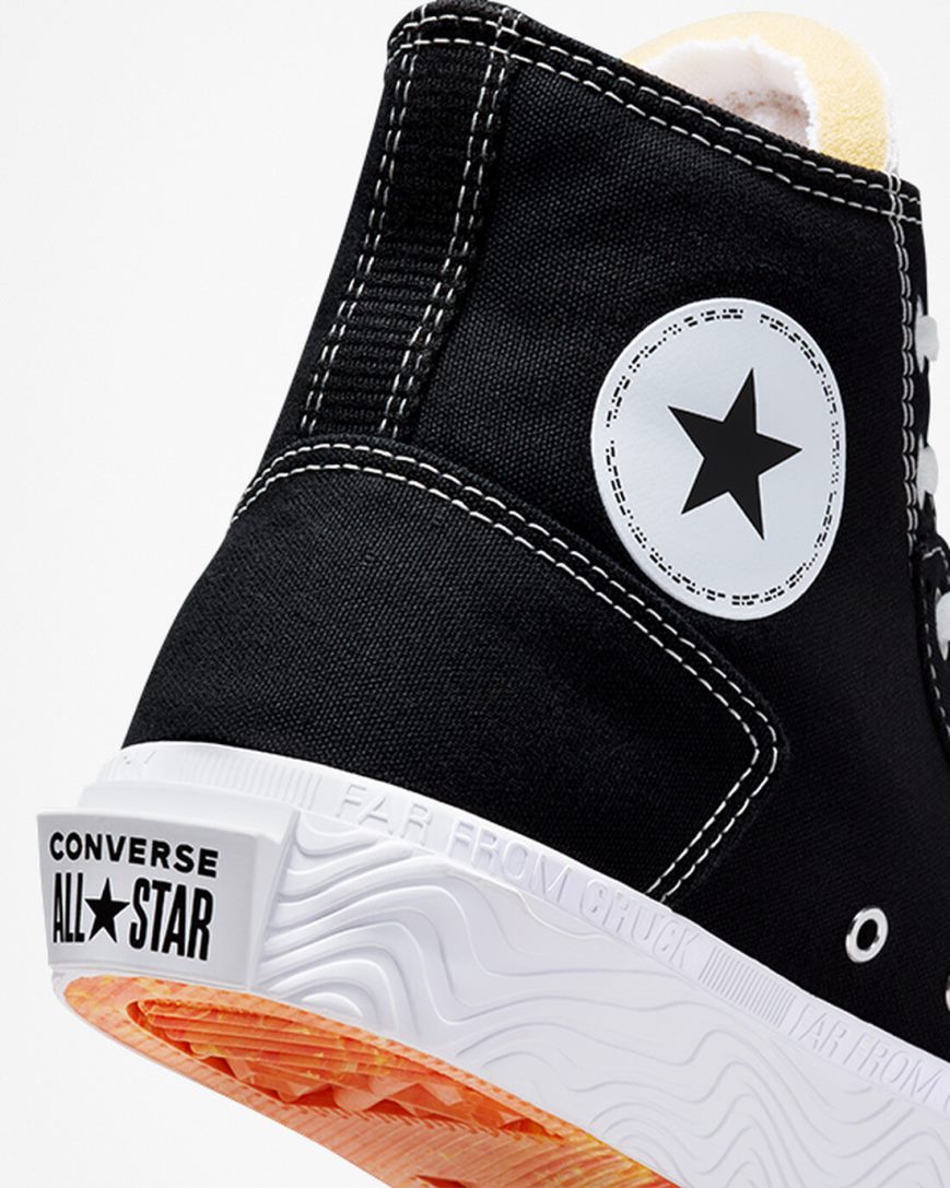 Black / White Converse Chuck Taylor Alt Star Canvas Women's High Top Shoes | VE5K8I937