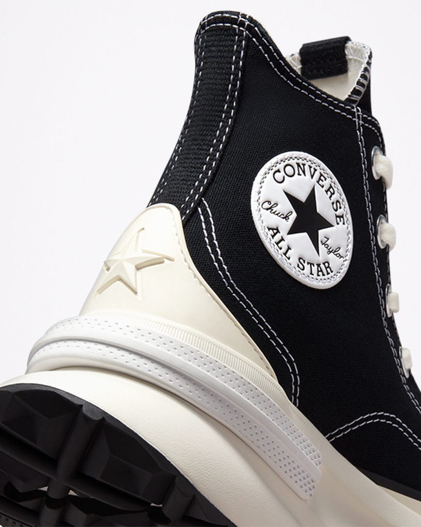 Black / White Converse Run Star Legacy CX Women's High Top Shoes | CE94KL135