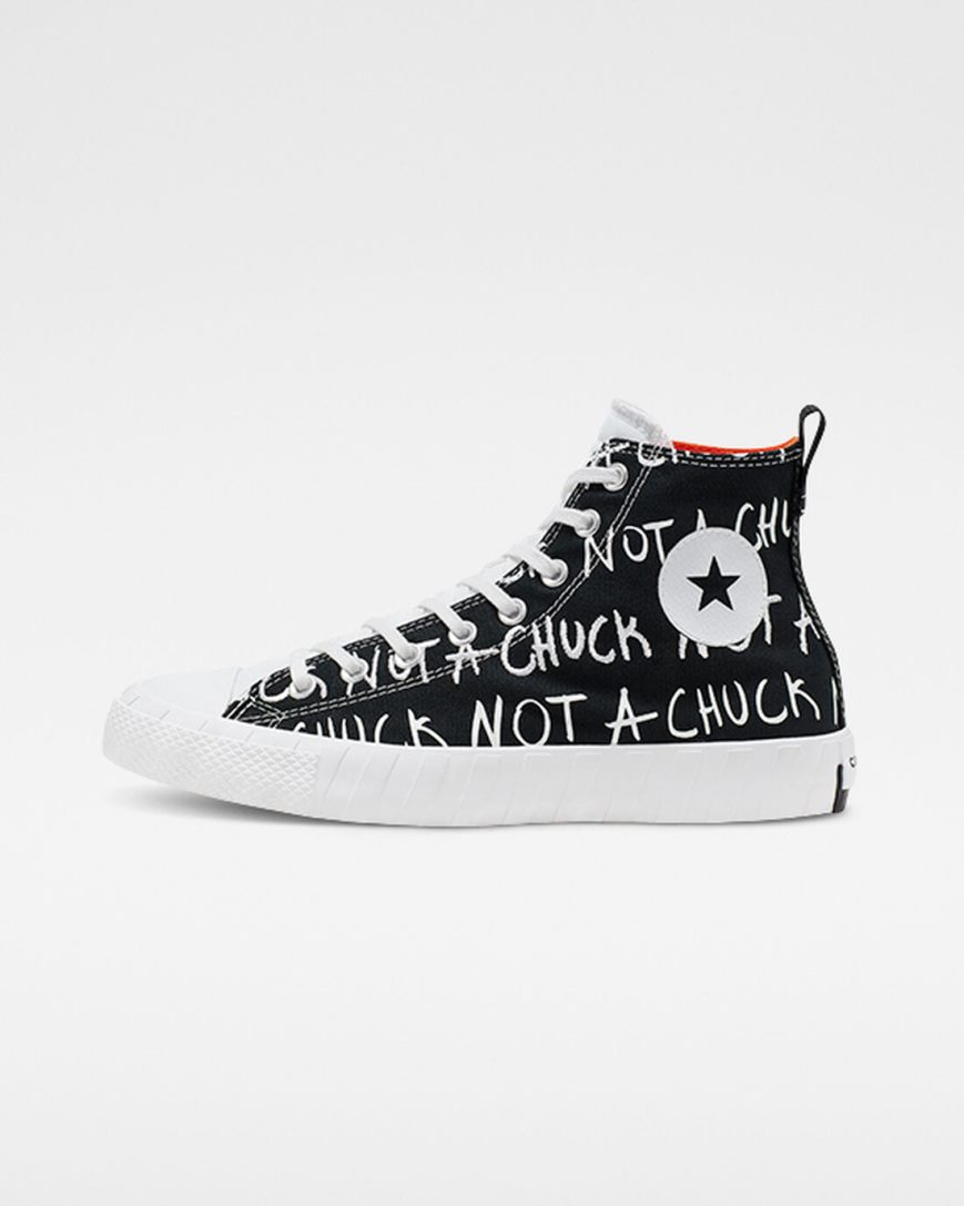 Black / White Converse UNT1TL3D Men's High Top Shoes | TC374IL85