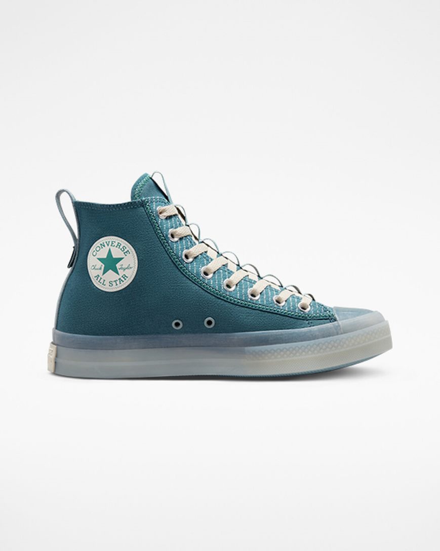 Blue / Beige White Converse Chuck Taylor All Star CX Explore Men\'s High Top Shoes | ZAL5937I1