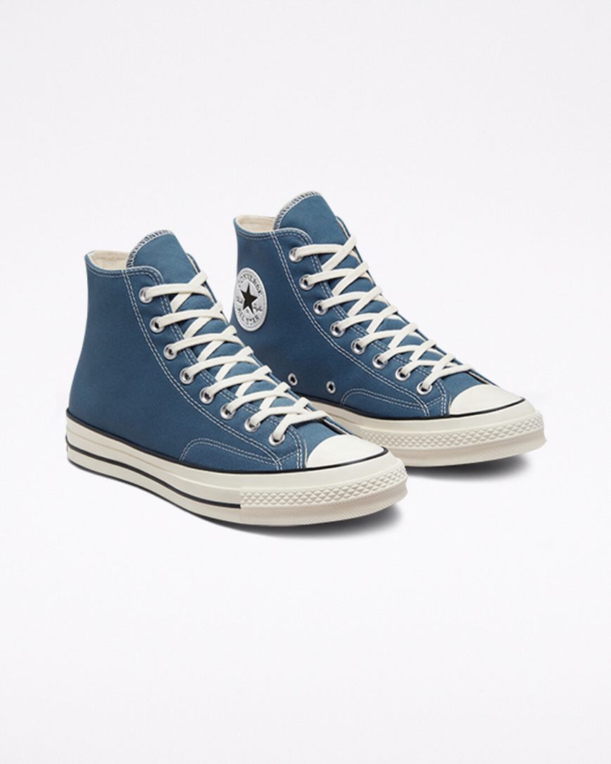 Blue / Black Converse Chuck 70 Seasonal Color Women's High Top Shoes | GV9814L37