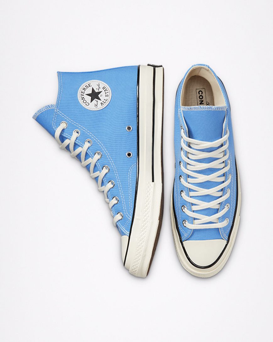 Blue / Black Converse Chuck 70 Seasonal Color Men's High Top Shoes | VS7948K51