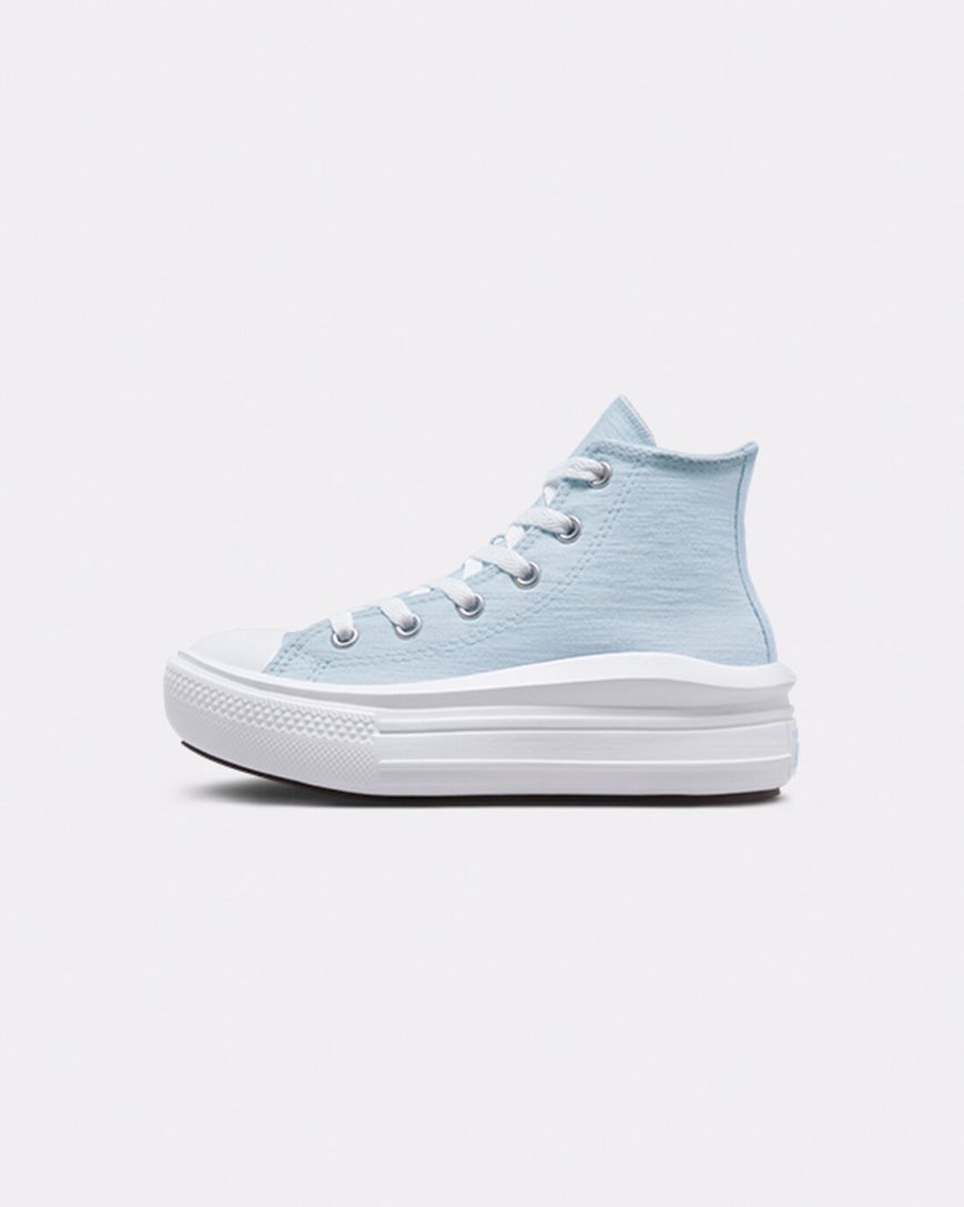 Blue Converse Chuck Taylor All Star Move Cloud Patch High Top Girls' Platform Shoes | VOLI943K1