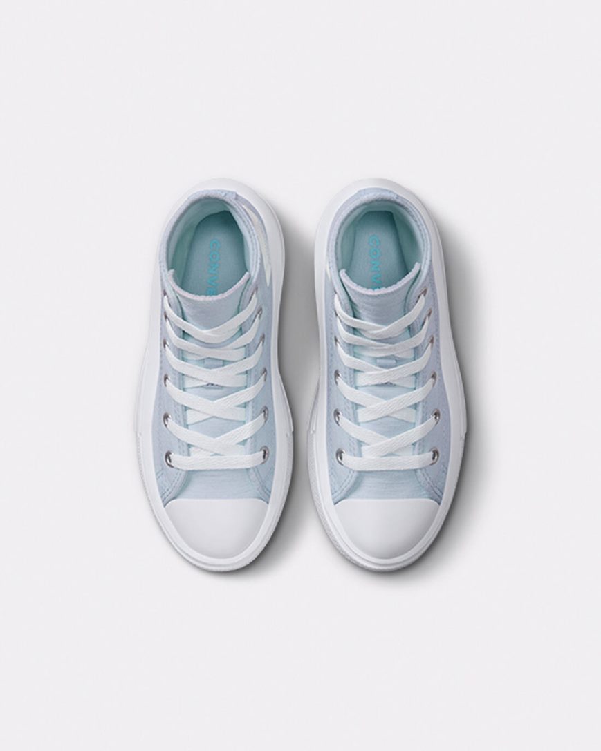 Blue Converse Chuck Taylor All Star Move Cloud Patch High Top Girls' Platform Shoes | VOLI943K1