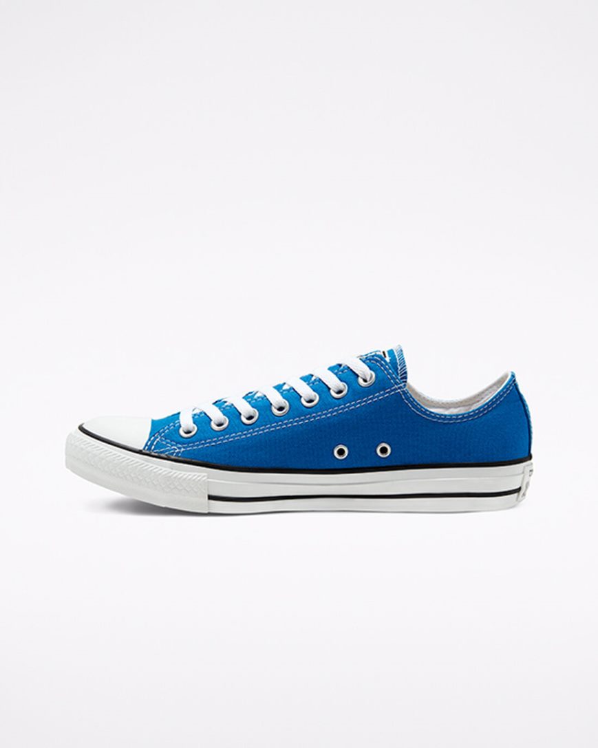 Blue Converse Chuck Taylor All Star Seasonal Color Women's Low Top Shoes | NG58971LI