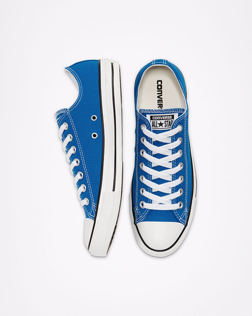 Blue Converse Chuck Taylor All Star Seasonal Color Women's Low Top Shoes | NG58971LI