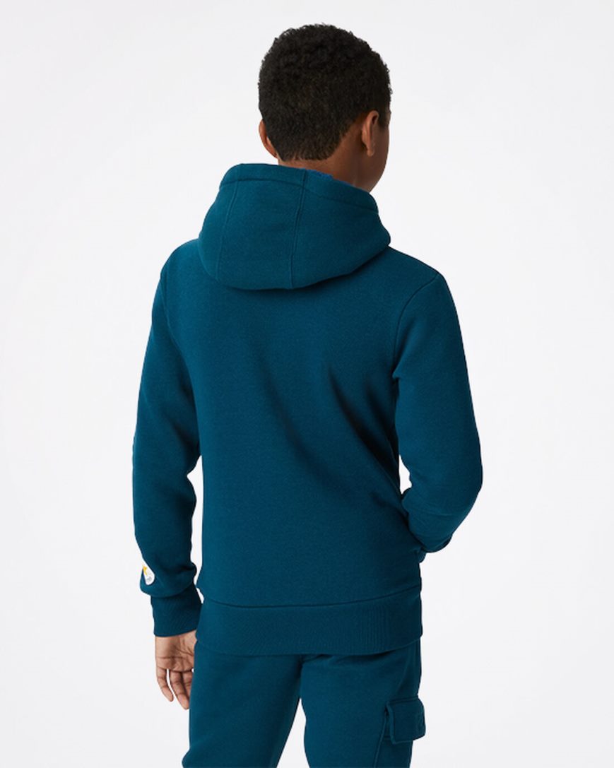 Blue Converse Into The Wild Fleece Pullover Boys' Hoodie | AR837195K