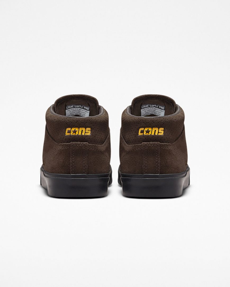 Brown / Black Converse CONS Louie Lopez Pro Women's Skate Shoes | RW84K951I