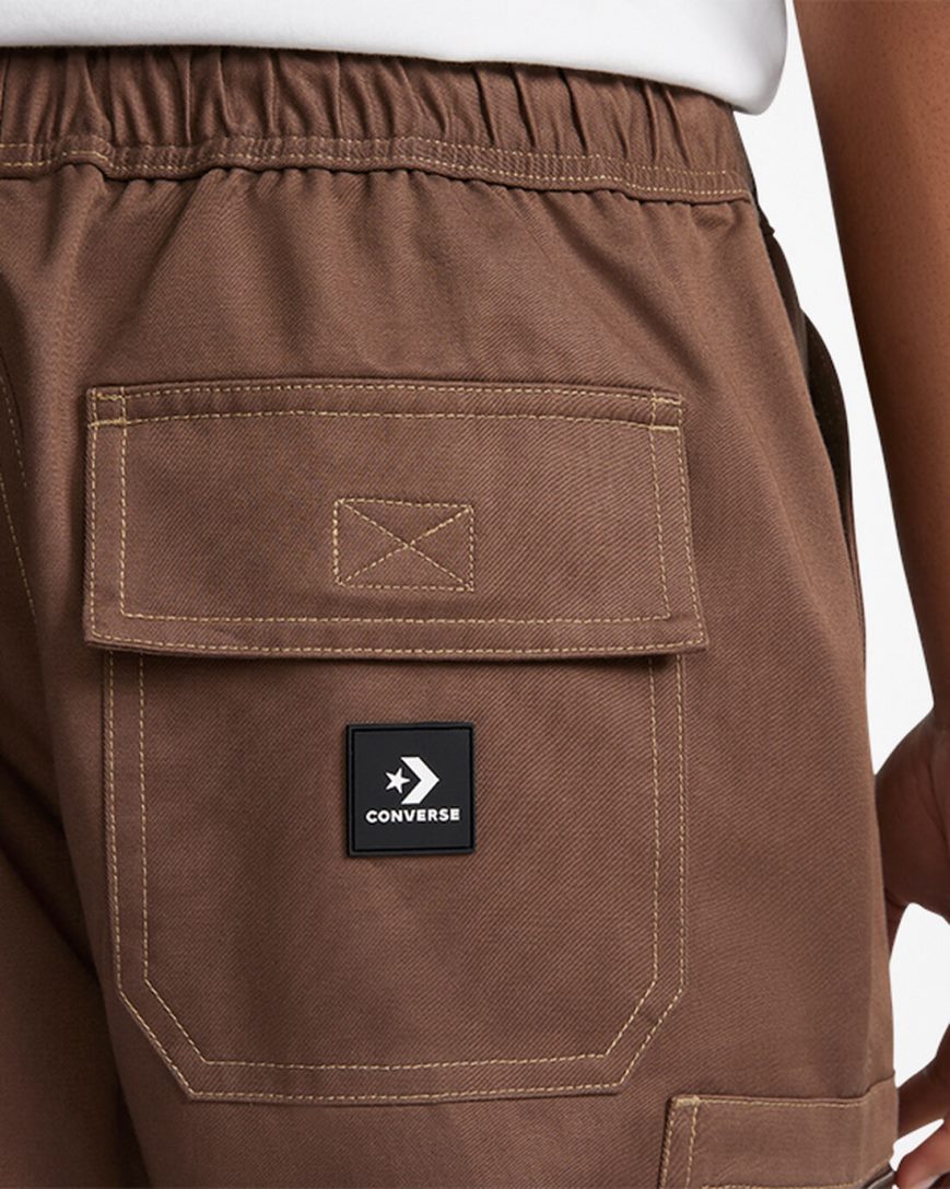 Brown Converse Star Chevron Cargo Men's Pants | QC9378IK5