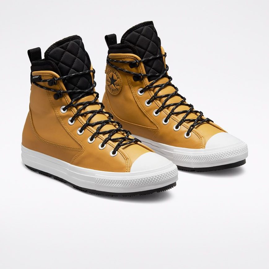 Brown / White / Black Converse Cold Fusion Chuck Taylor All Star All Terrain High Top Women's Winter Boots | SL3I194L7