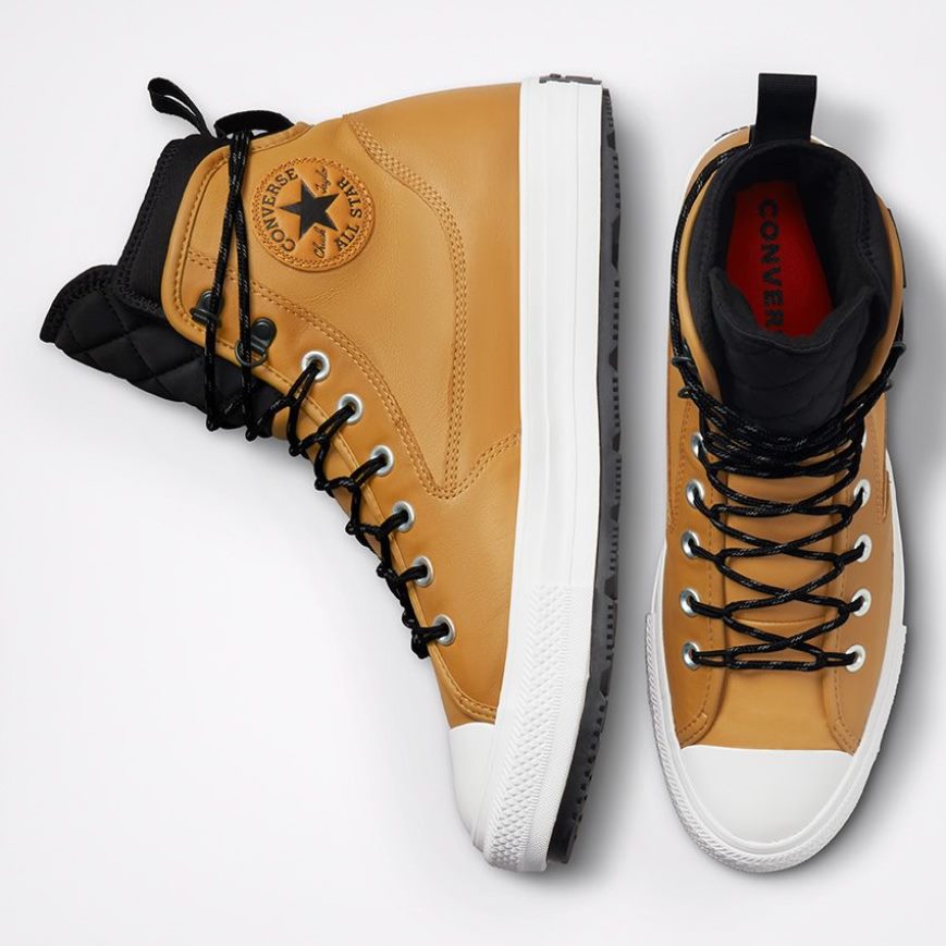 Brown / White / Black Converse Cold Fusion Chuck Taylor All Star All Terrain High Top Women's Winter Boots | SL3I194L7