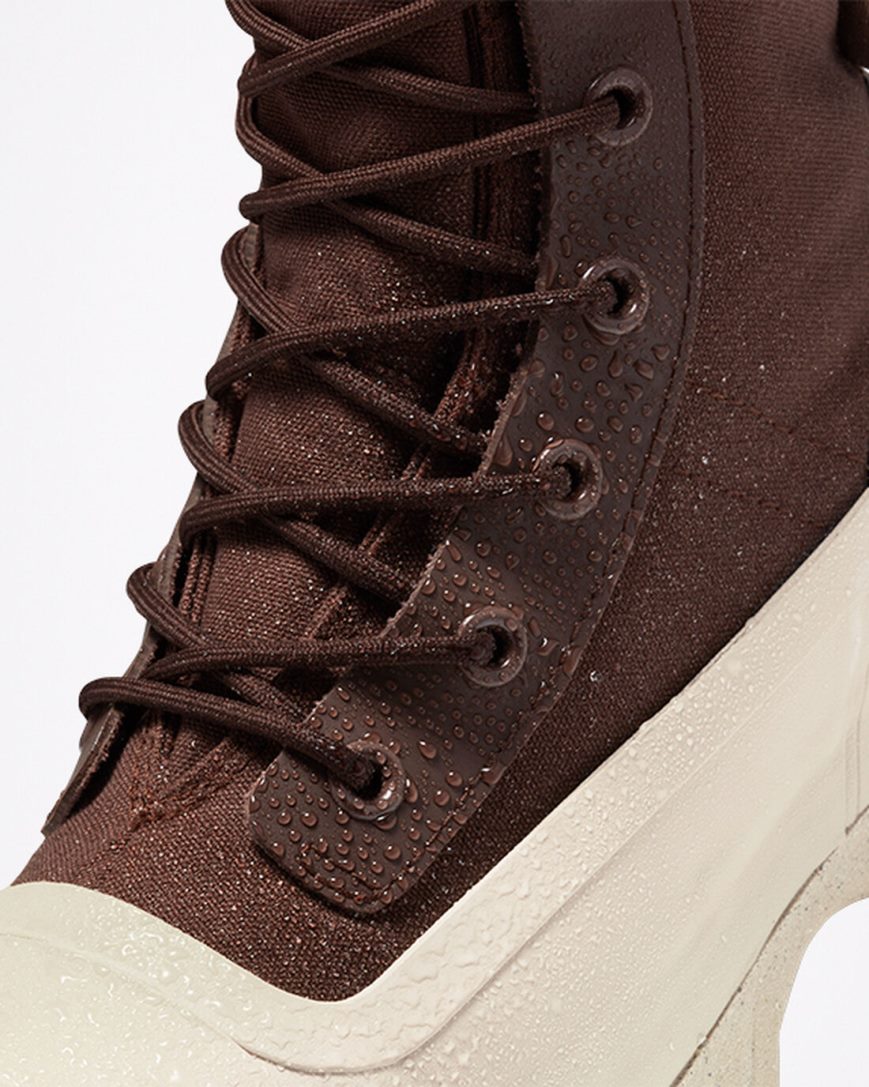 Dark Brown Converse Chuck Taylor All Star Lugged 2.0 Counter Climate High Top Women's Boots | LQ48K17L5