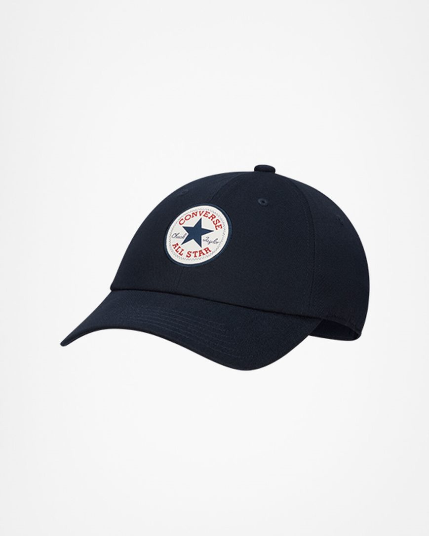 Dark Obsidian Converse All Star Patch Baseball Men\'s Hats | MU3K514I7