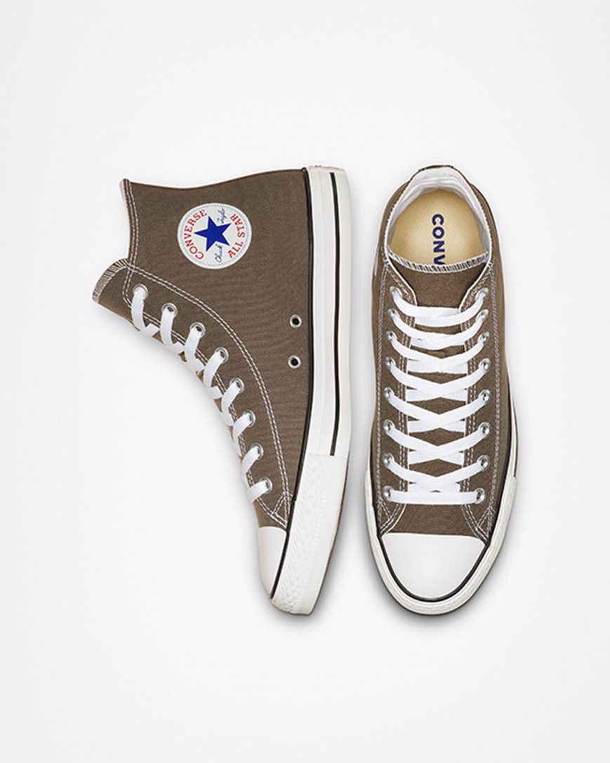 Deep Grey Converse Chuck Taylor All Star Classic Women's High Top Shoes | HNI1K5478