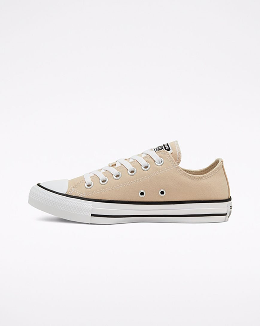 Farro Brown Converse Chuck Taylor All Star Seasonal Color Men's Low Top Shoes | YMLK8I415