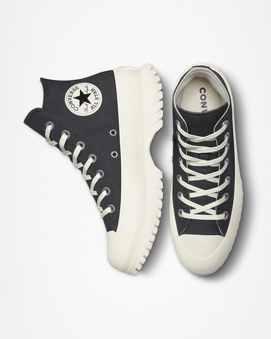 Grey / Black Converse Chuck Taylor All Star Lugged 2.0 Seasonal Color Men's High Top Shoes | XE3L8597I