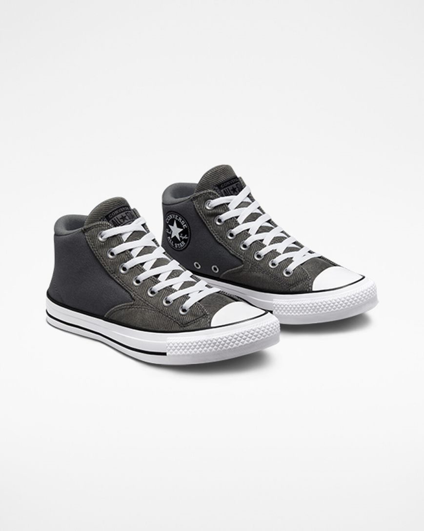 Grey / Black / White Converse Chuck Taylor All Star Malden Street Workwear Men's High Top Shoes | ZP1I953K4