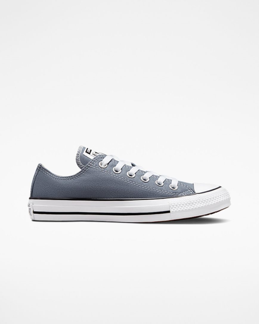 Grey Converse Chuck Taylor All Star Seasonal Color Men\'s Low Top Shoes | MH1K38LI9