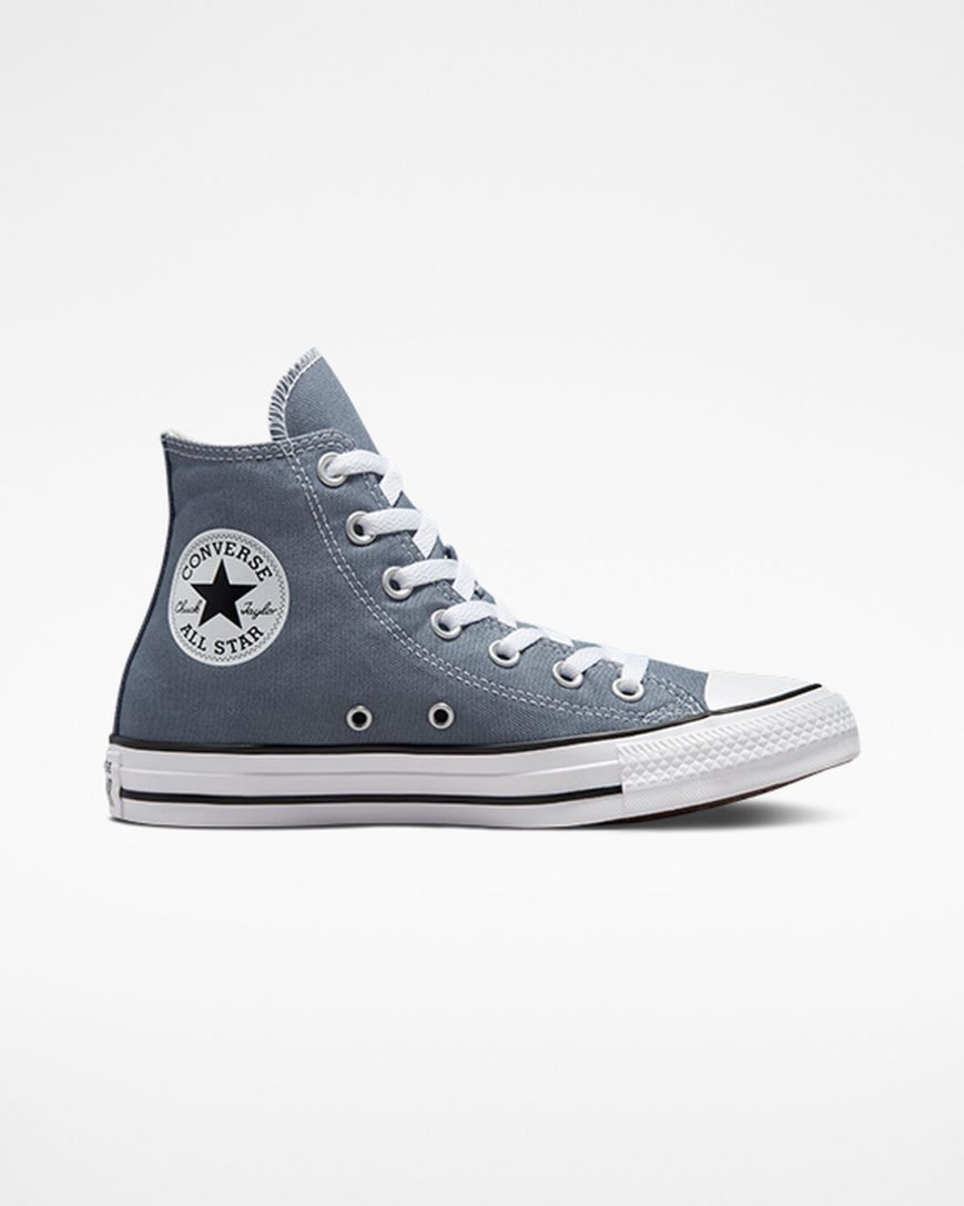 Grey Converse Chuck Taylor All Star Seasonal Color Men\'s High Top Shoes | QI451937I