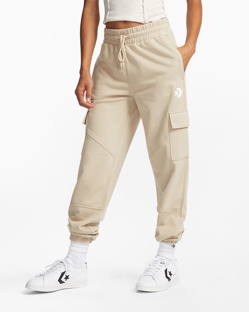 Grey Converse Classic Fit Cargo Women\'s Jogger | LX74L1KI9