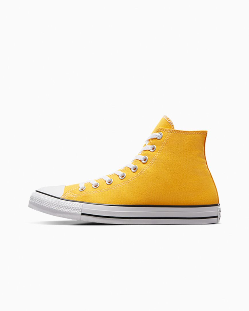 Lemon Converse Chuck Taylor All Star Classic Men's High Top Shoes | ZG89I543K