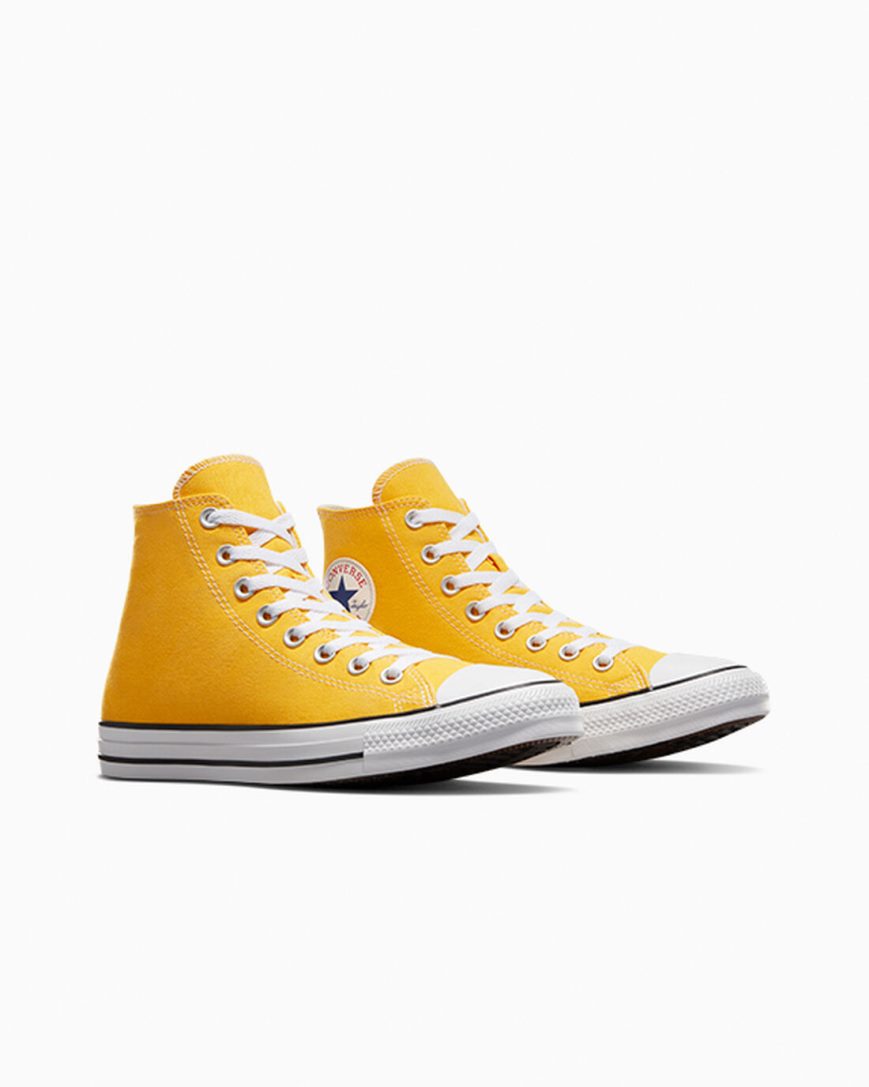 Lemon Converse Chuck Taylor All Star Classic Men's High Top Shoes | ZG89I543K